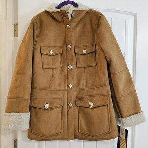 NWT Women's Outback Trading Co. Microsuede‎ Aspen Parka Coat Size Small